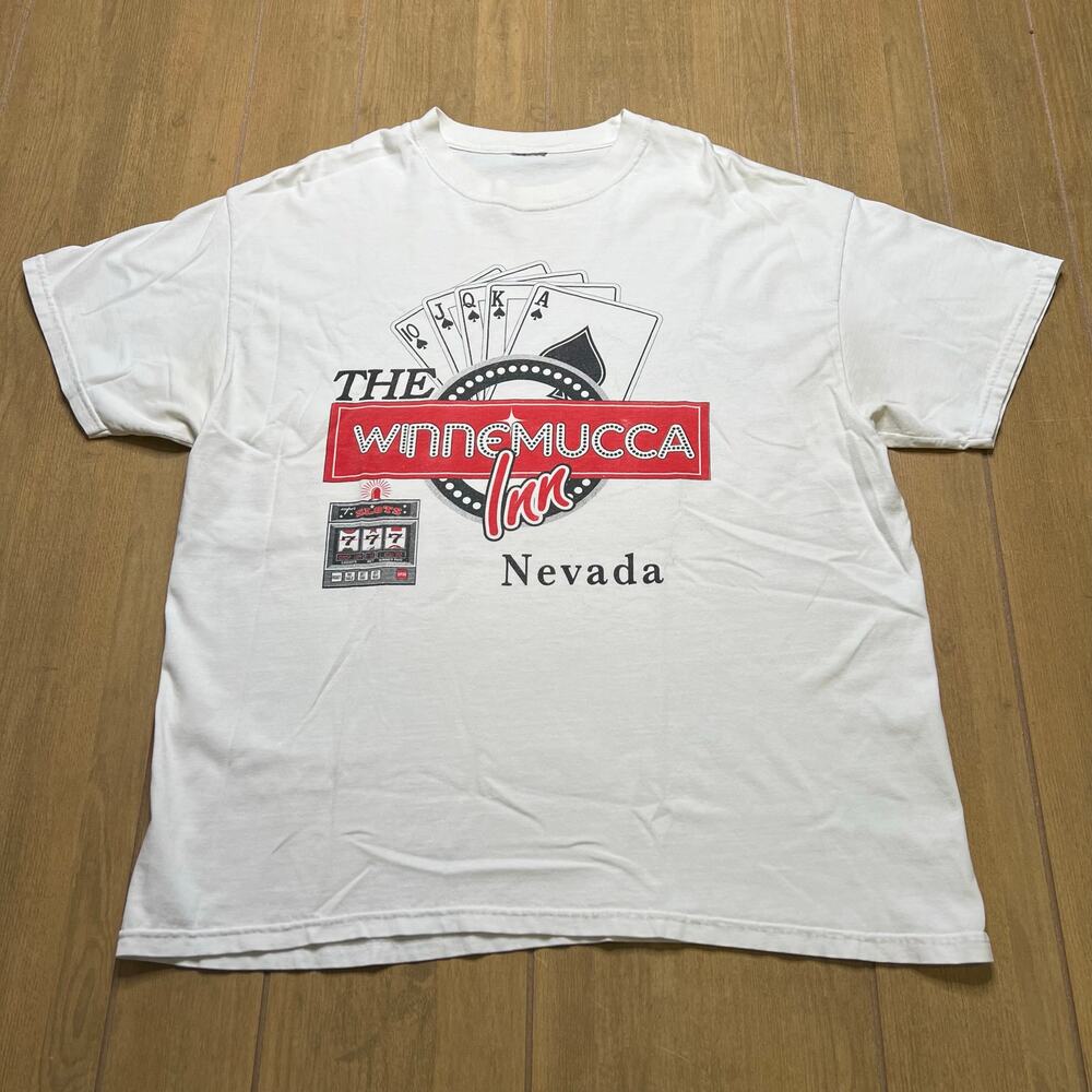 Vintage Winnemucca, Nevada" casino white graphic‎ T-shirt Sz XL
